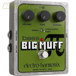 Electro Harmonix Bass Fuzz Effects Pedal Bass Fx Pedals
