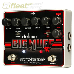 Electro-Harmonix Deluxe Big Muff Pi Fuzz Pedal GUITAR DISTORTION PEDALS