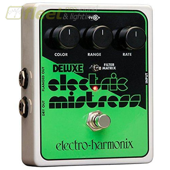 Electro-Harmonix Deluxe Electric Mistress XO Flanger Effect Pedal GUITAR FLANGER PEDALS