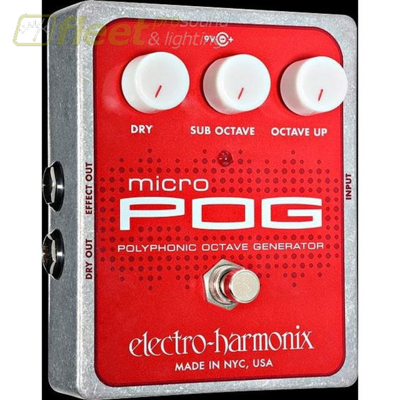 Electro Harmonix Micro Pog Guitar Pitch Shifter Pedals
