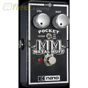 Electro Harmonix POCKETMETALMUFF Distortion Pedal GUITAR DISTORTION PEDALS