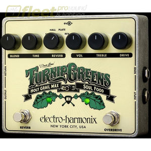 Electro Harmonix Turnip Greens Multi-Fx Pedal Guitar Distortion Pedals