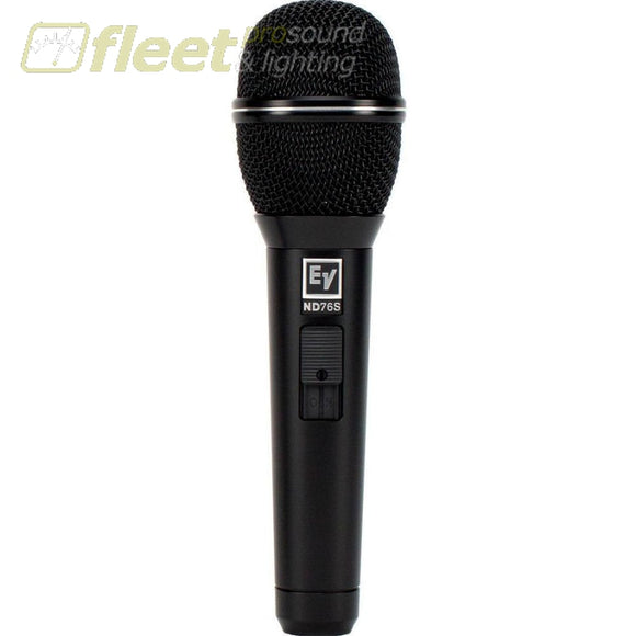 Electro-Voice Nd76S Dynamic Cardioid Vocal Microphone With Switch Vocal Mics