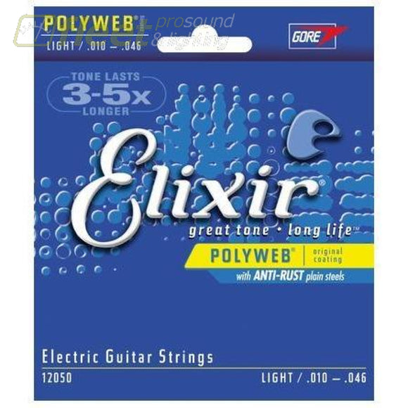 Elixir 12050 Electric Polyweb Light Guitar Strings