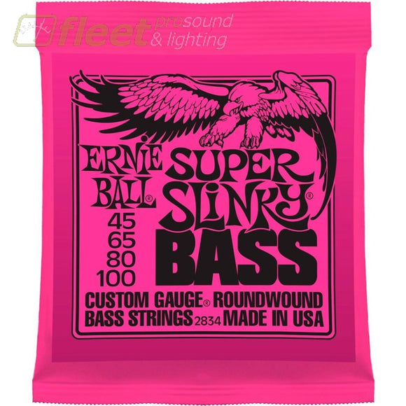 Ernie Ball 2834 Super Slinky Roundwound Bass Strings Bass Strings