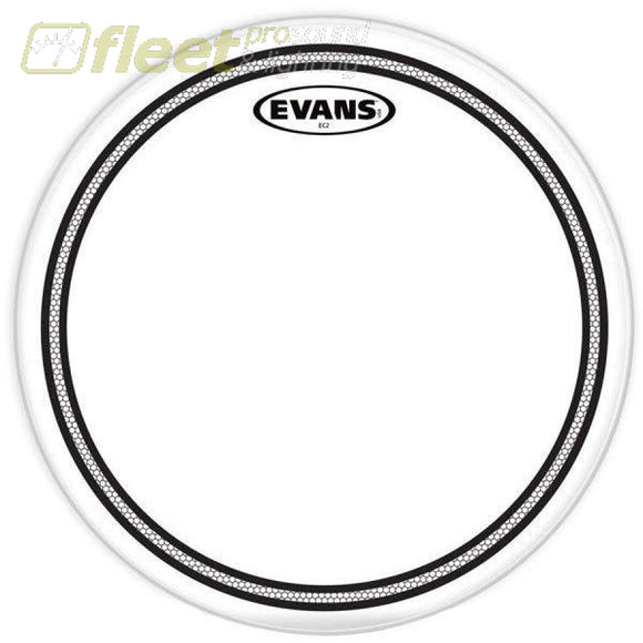 Evans Tt12Ec2S 12 Ec2 Drumhead Clear 2 Ply Drum Skins