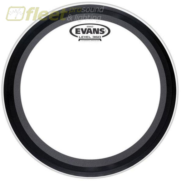 Evans Bd20Emad 20 Bass Drum Batter Head W/ Dampening Rings Drum Skins