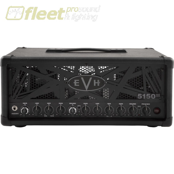 EVH 5150III 50S 6L6 120 Volt Amp Head - Black (2253070000) GUITAR AMP HEADS