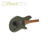 EVH Wolfgang WG Standard Baked Maple Fingerboard Guitar - Matte Army Drab (5107003520) LOCKING TREMELO GUITARS
