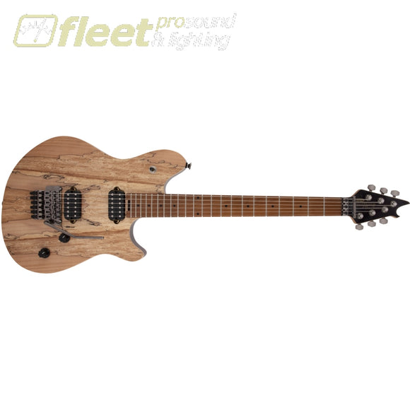 EVH Wolfgang WG Standard Exotic Spalted Maple Baked Maple Fingerboard Guitar - Natural (5107002510) LOCKING TREMELO GUITARS