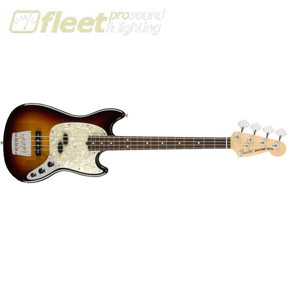 Fender 0198620300 American Performer Mustang Bass® Rosewood Fingerboard 3-Color Sunburst 4 String Basses