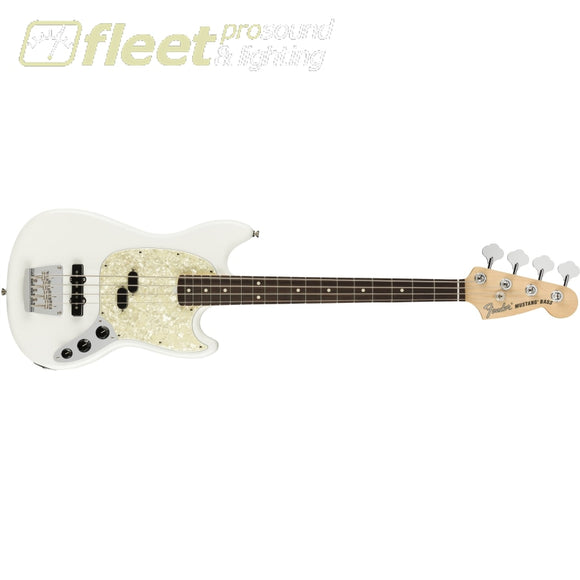 Fender 0198620380 American Performer Mustang Bass® Rosewood Fingerboard Arctic White 4 String Basses