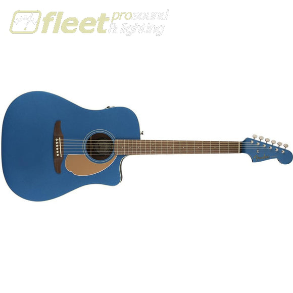 Fender 0970713010 Redondo Player Electro Acoustic Guitar - Belmont Blue 6 STRING ACOUSTIC WITH ELECTRONICS