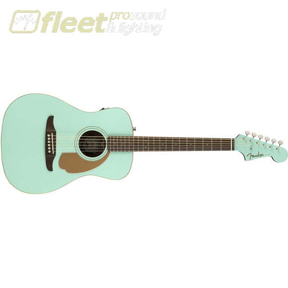 Fender 0970722008 Malibu Player Electro Acoustic Guitar Aqua Splash 6 STRING ACOUSTIC WITH ELECTRONICS