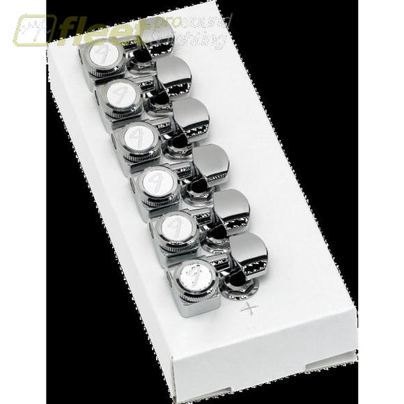 Fender 0990818100 Locking Stratocaster®/telecaster® Tuning Machines Polished Chrome Guitar Parts
