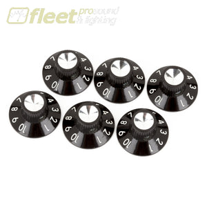 Fender 0990930000 Pure Vintage Black-Silver Skirted Amplifier Knobs Other Accessories