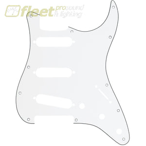 Fender 0991360000 11-Hole Modern-Style Stratocaster® S/s/s Pickguards In White Guitar Parts