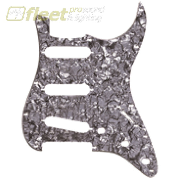 Fender 11 Hole Modern Style Strat S/S/S Pickguard 4 Ply - Black Peral (0992141000) GUITAR PARTS