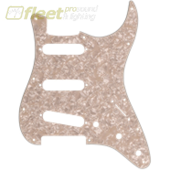 Fender 11 Hole Modern Style Strat S/S/S Pickguard - Aged White Peral 4-Ply (0992140001) GUITAR PARTS