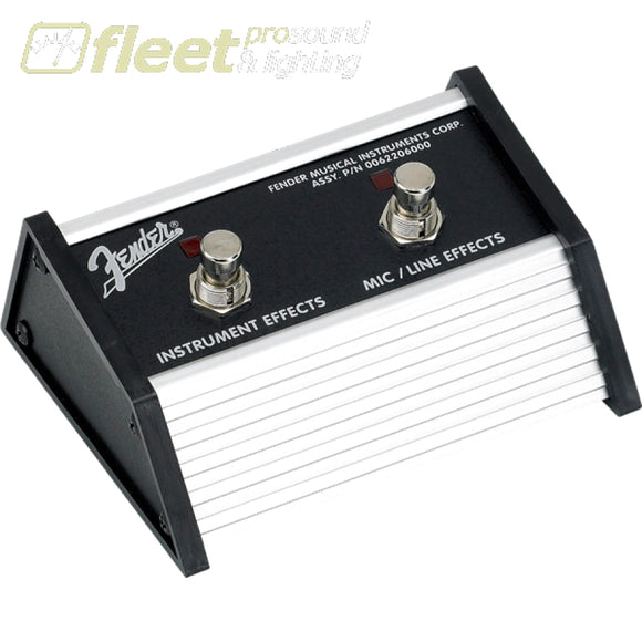 Fender 2-Button Footswitch: Acoustasonic Jr. DSP 1/4 Connector (0062206000) FOOT SWITCHES