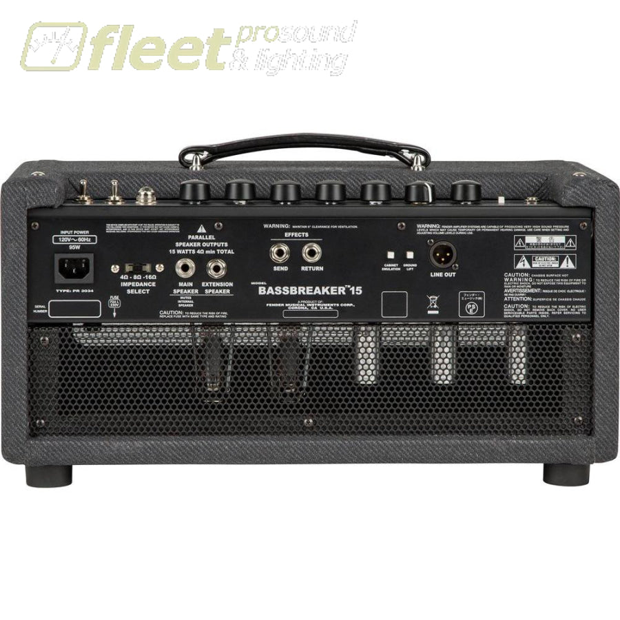 Fender 2263000000 Bassbreaker 15 Guitar Head – Fleet Pro Sound