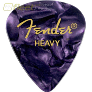 Fender 351 Shape Purple Moto Heavy Pick Pack (12) (1980351976) PICKS