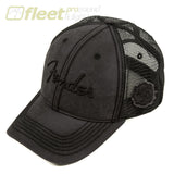 Fender 9106644000 Blackout Trucker Cap - One Size Fits All Clothing