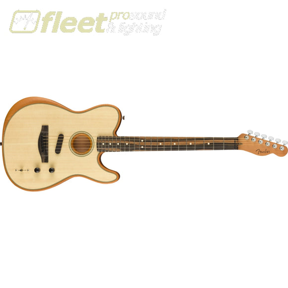 Fender American Acoustasonic Telecaster Ebony Fingerboard Guitar - Natural (0972013221) SOLID BODY GUITARS