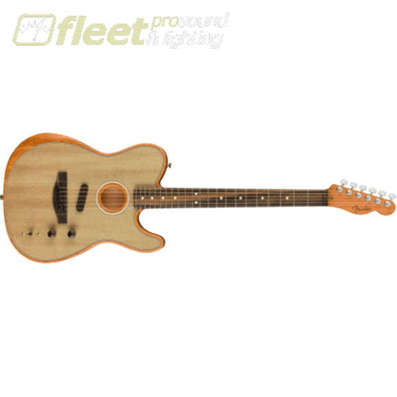 Fender American Acoustasonic Telecaster Ebony Fingerboard Guitar - Sonic Gray (0972013248) SOLID BODY GUITARS