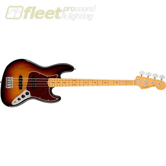 Fender American Professional II Jazz Bass Maple Fingerboard - 3-Color Sunburst (0193972700) 4 STRING BASSES