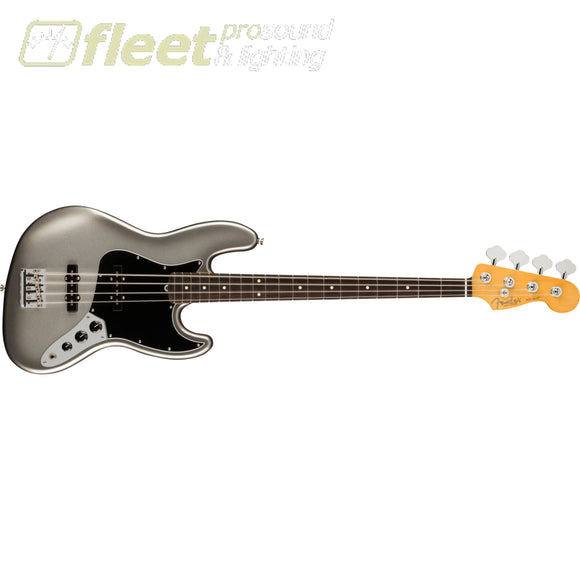 Fender American Professional II Jazz Bass Rosewood Fingerboard - Mercury (0193970755) 4 STRING BASSES
