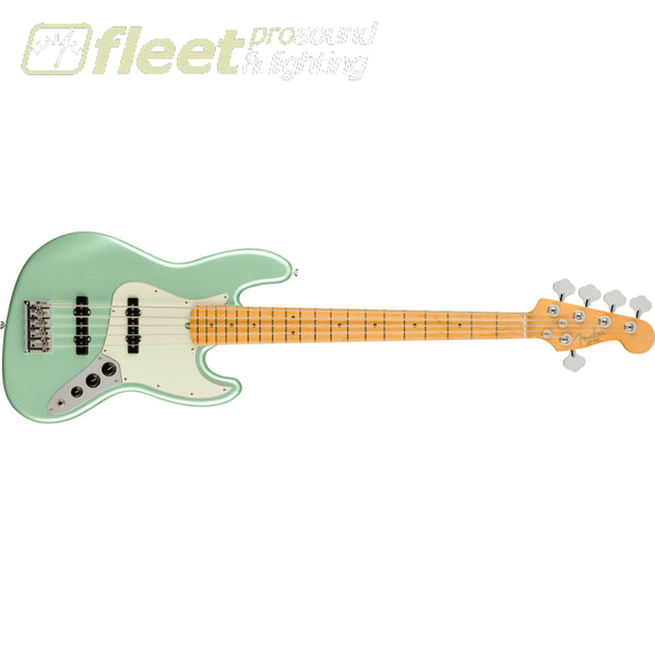 Fender American Professional II Jazz Bass V, Maple Fingerboard - Mystic  Surf Green (0193992718)