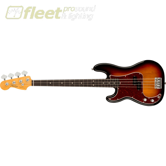 Fender American Professional II Precision Bass Left-Hand Rosewood Fingerboard - 3-Color Sunburst (0193940700) LEFT HANDED BASS GUITARS