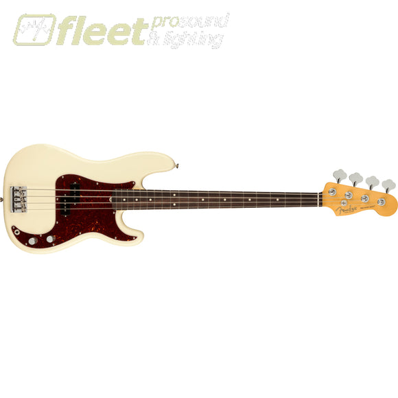 Fender American Professional II Precision Bass Rosewood Fingerboard - Olympic White (0193930705) 4 STRING BASSES
