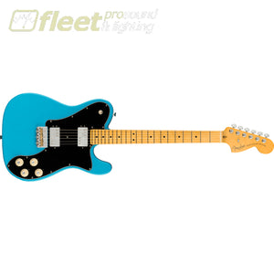 Fender American Professional II Telecaster Deluxe Guitar Maple Fingerboard - Miami Blue (0113962719) SOLID BODY GUITARS