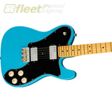 Fender American Professional II Telecaster Deluxe Guitar Maple Fingerboard - Miami Blue (0113962719) SOLID BODY GUITARS