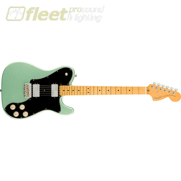 Fender American Professional II Telecaster Deluxe Guitar Maple Fingerboard - Mystic Surf Green (0113962718) SOLID BODY GUITARS