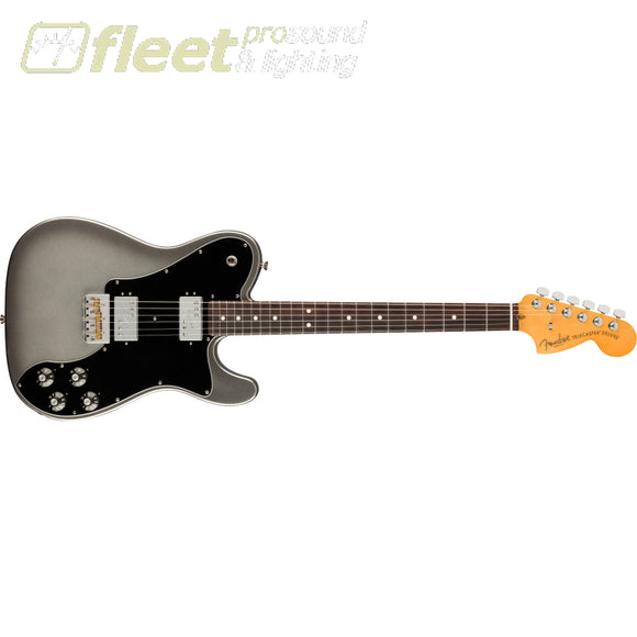 Fender American Professional II Telecaster Deluxe Guitar Rosewood Fingerboard - Mercury (0113960755) SOLID BODY GUITARS