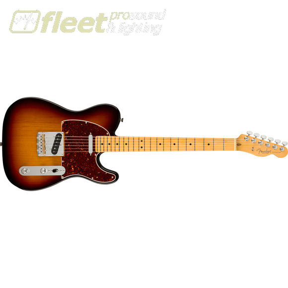 Fender American Professional II Telecaster Guitar Maple Fingerboard - 3-Color Sunburst (0113942700) SOLID BODY GUITARS