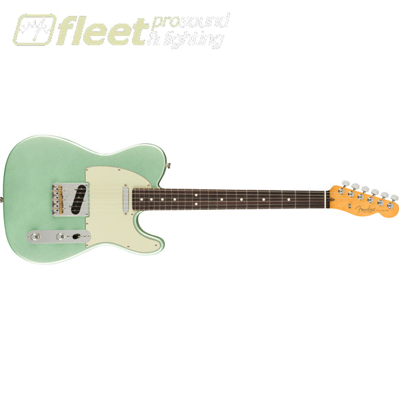 Fender American Professional II Telecaster Guitar Rosewood Fingerboard - Mystic Surf Green (0113940718) SOLID BODY GUITARS