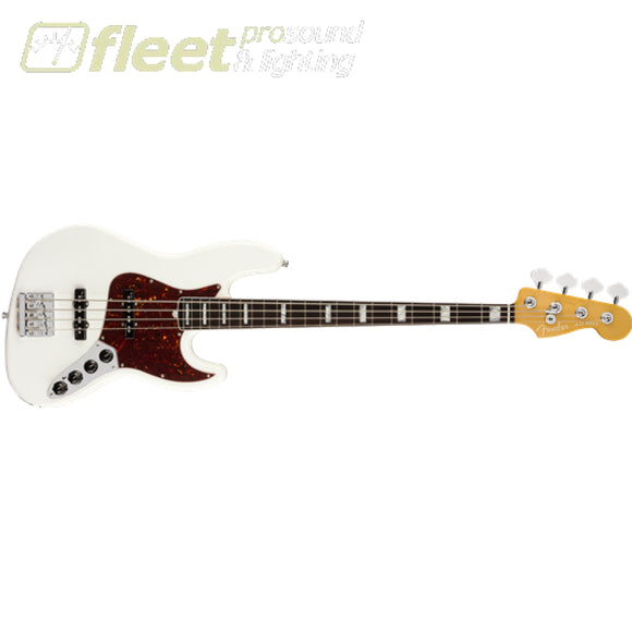 Fender American Ultra Jazz Bass Rosewood Fingerboard - Arctic Pearl (0199020781) 4 STRING BASSES