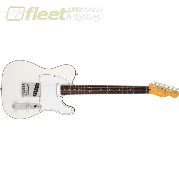 Fender American Ultra Telecaster Rosewood Fingerboard - Artic Pearl (0118030781) SOLID BODY GUITARS