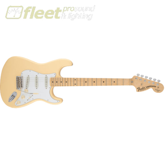 Fender Artist Yngwie Malmsteen Stratocaster Scalloped Maple Fingerboard Guitar - Vintage White (0107112841) SOLID BODY GUITARS