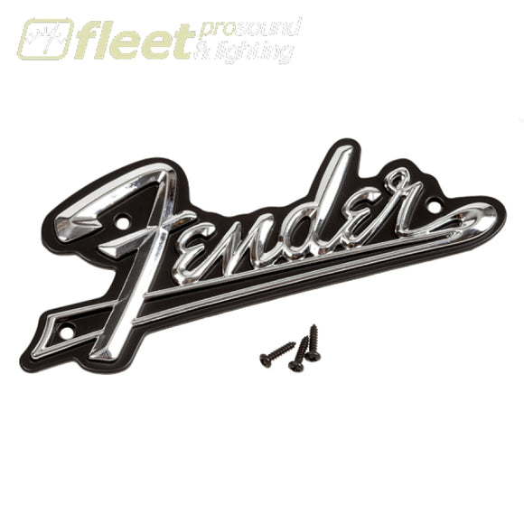 Fender Blackface Amplifier Logo - Silver/Black (0994093000) GUITAR AMP PARTS
