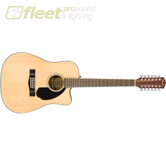 Fender CD-60SCE 12 String Guitar - Walnit Fingerboard Natural (0970193021) 12 STRING ACOUSTICS