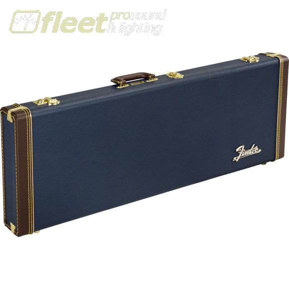 Fender Classic Series Wood Case Strat/Tele Navy Blue - 0996106302 GUITAR CASES
