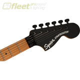 Fender Contemporary Stratocaster HH FR Roasted Maple Fingerboard Black Pickguard Guitar - Gunmetal Metallic (0370240568) LOCKING TREMELO 