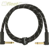 Fender Deluxe Series Instrument Cable Angle/Angle 3’ Black Tweed (0990820096) INSTRUMENT CABLES
