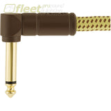 Fender Deluxe Series Instrument Cable Angle/Angle 3’ Tweed (0990820098) INSTRUMENT CABLES