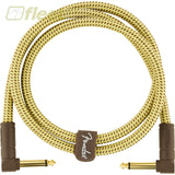 Fender Deluxe Series Instrument Cable Angle/Angle 3’ Tweed (0990820098) INSTRUMENT CABLES